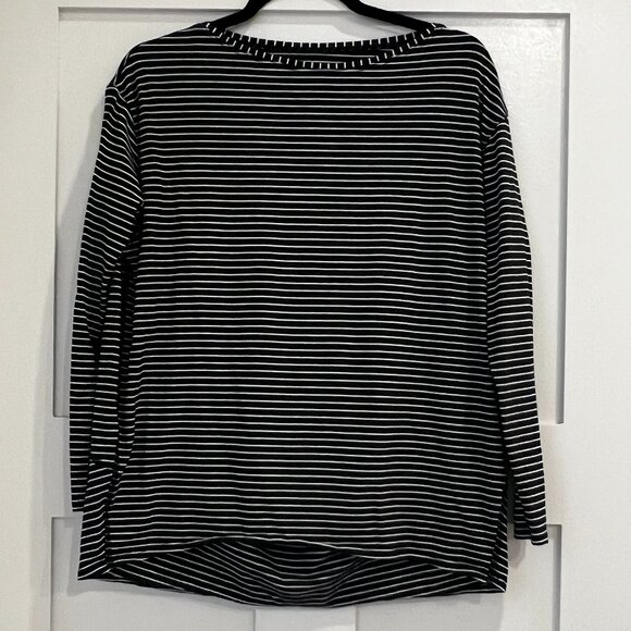 Lululemon Drapey Stripe Softstreme Long-Sleeve Shirt Size XS - Picture 3 of 6
